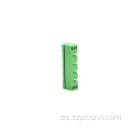 Bloques de terminales conectables con paso de 7,62 mm, color verde macho